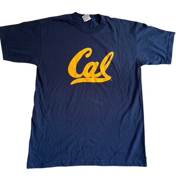 VTG University of California Golden Bears Navy T-Shirt size L - Picture 1 of 4